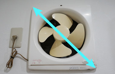 換気扇の測り方
