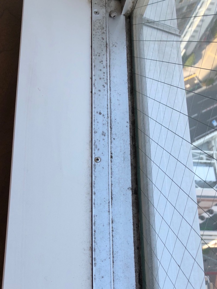 窓枠汚れ